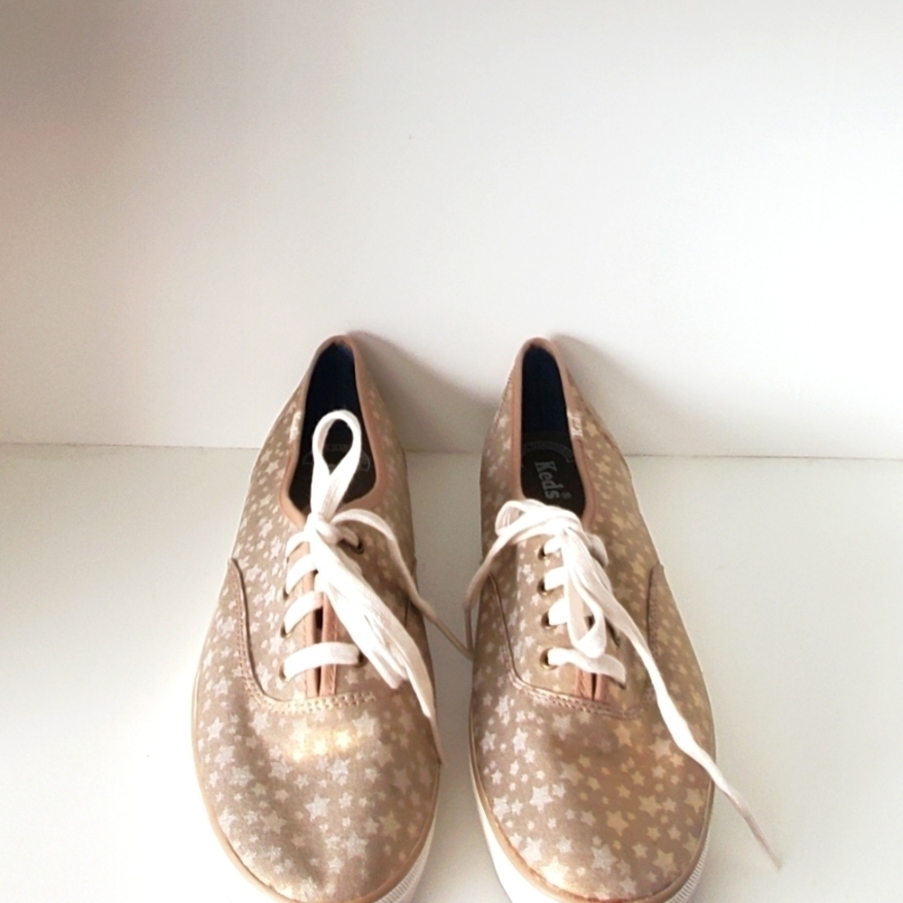 Keds gold metallic star sneaker